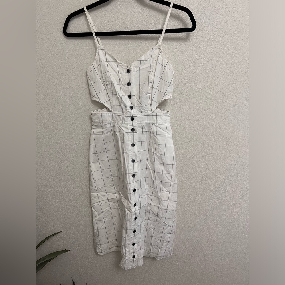 Madewell Cut Out Midi Dress